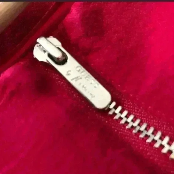 Guess by Marciano Sheath Red Dress Silk Red Dress Size Small - Picture 9 of 10